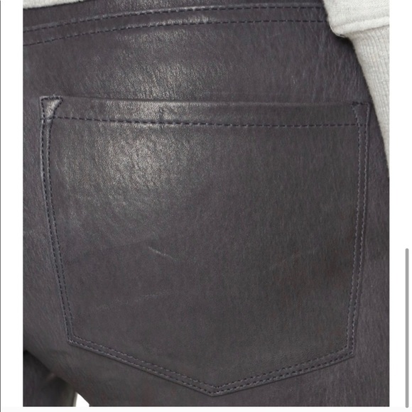 FRAME LEATHER ALI HIGH RISE CIGARETTE PANTS - Picture 6 of 16